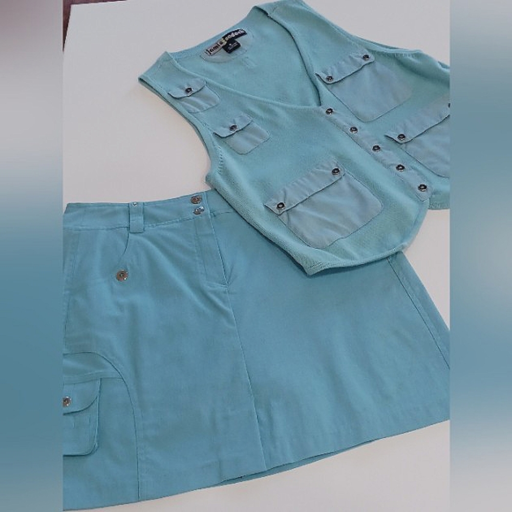 Golf Skort and Vest Set